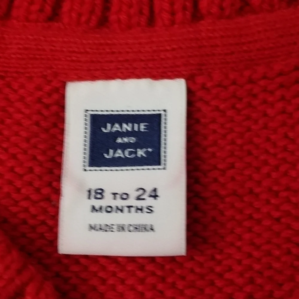 Janie and Jack knit warm vest