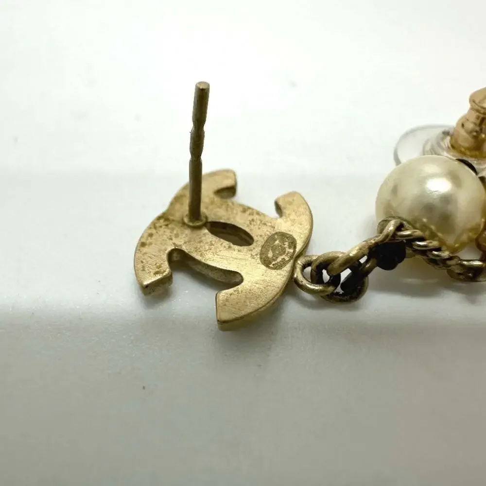 CHANEL gold earrings