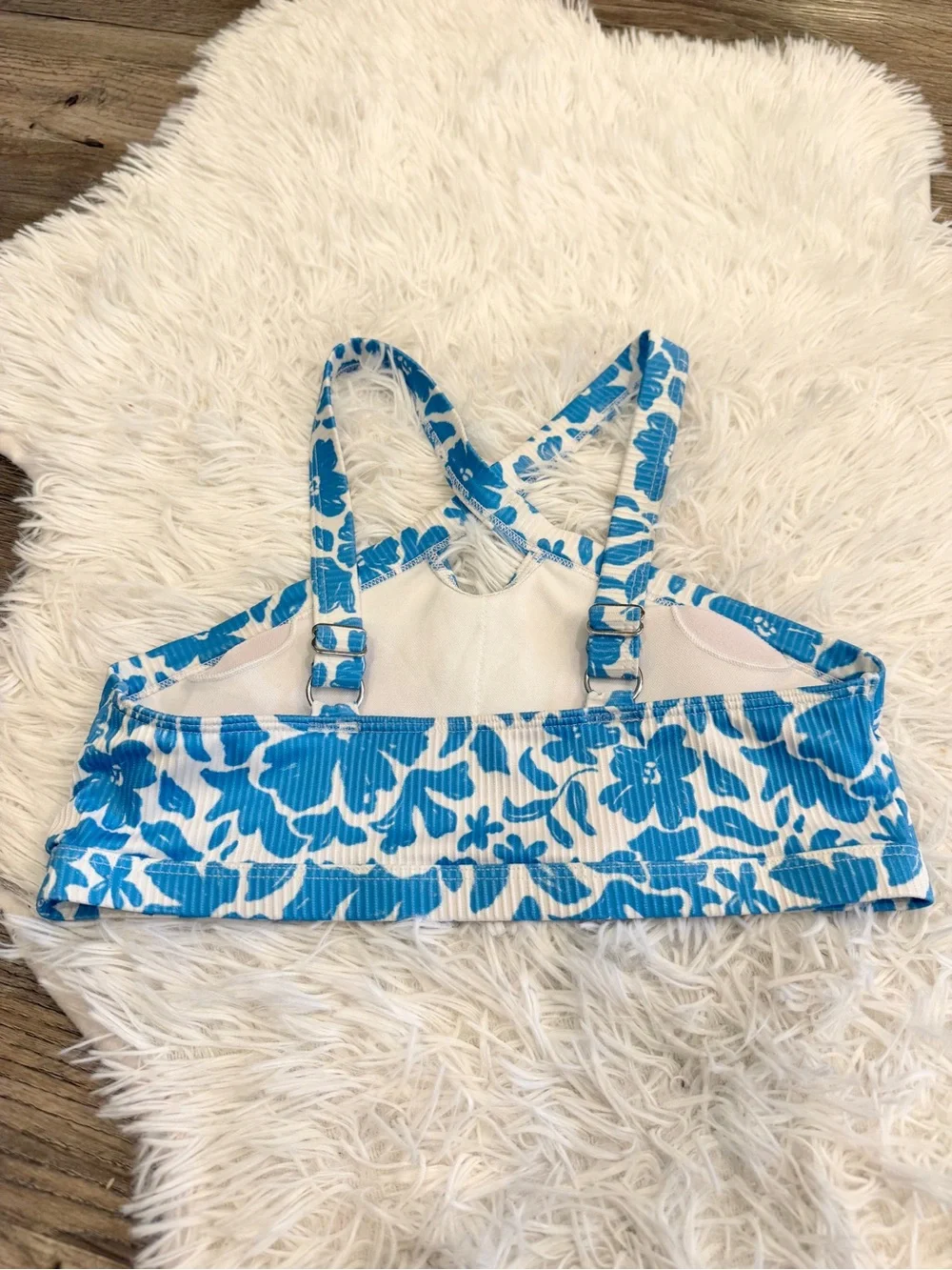 Abercrombie Kids Bikini Tankini Top Halter Hawaiian Tropical 13/14
