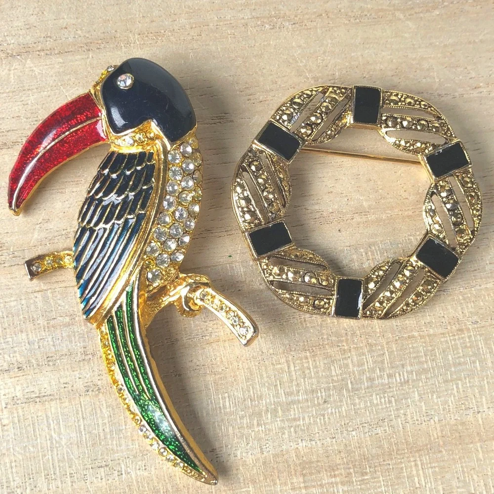 Vintage Brooch Pin Lot‎ 3
