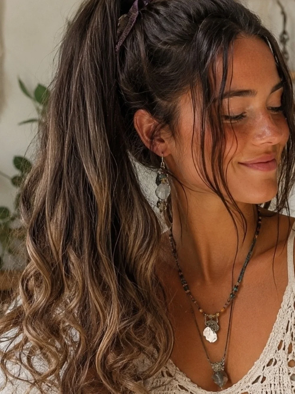4/$15 Brown Ombre Clip-In Ponytail Extension - Women Hair 22