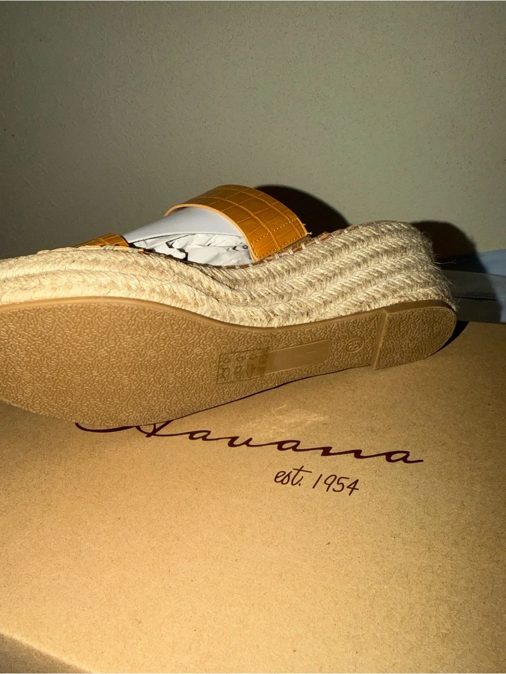 Vintage Havana croc embossed