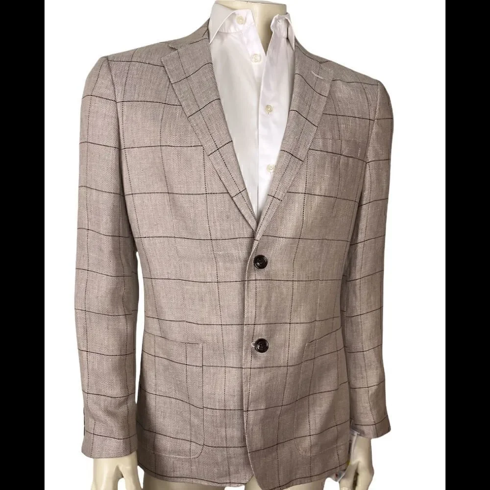 NWT Tasso Elba Linen Sport Coat, Size Medium