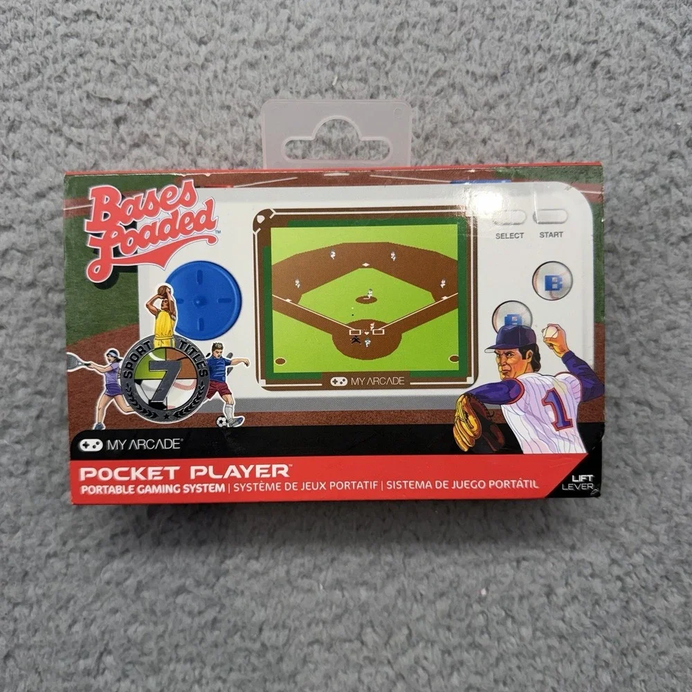 NISP My Arcade Bases Loaded Pocket Player DGUNL-3278 Portable Gaming System