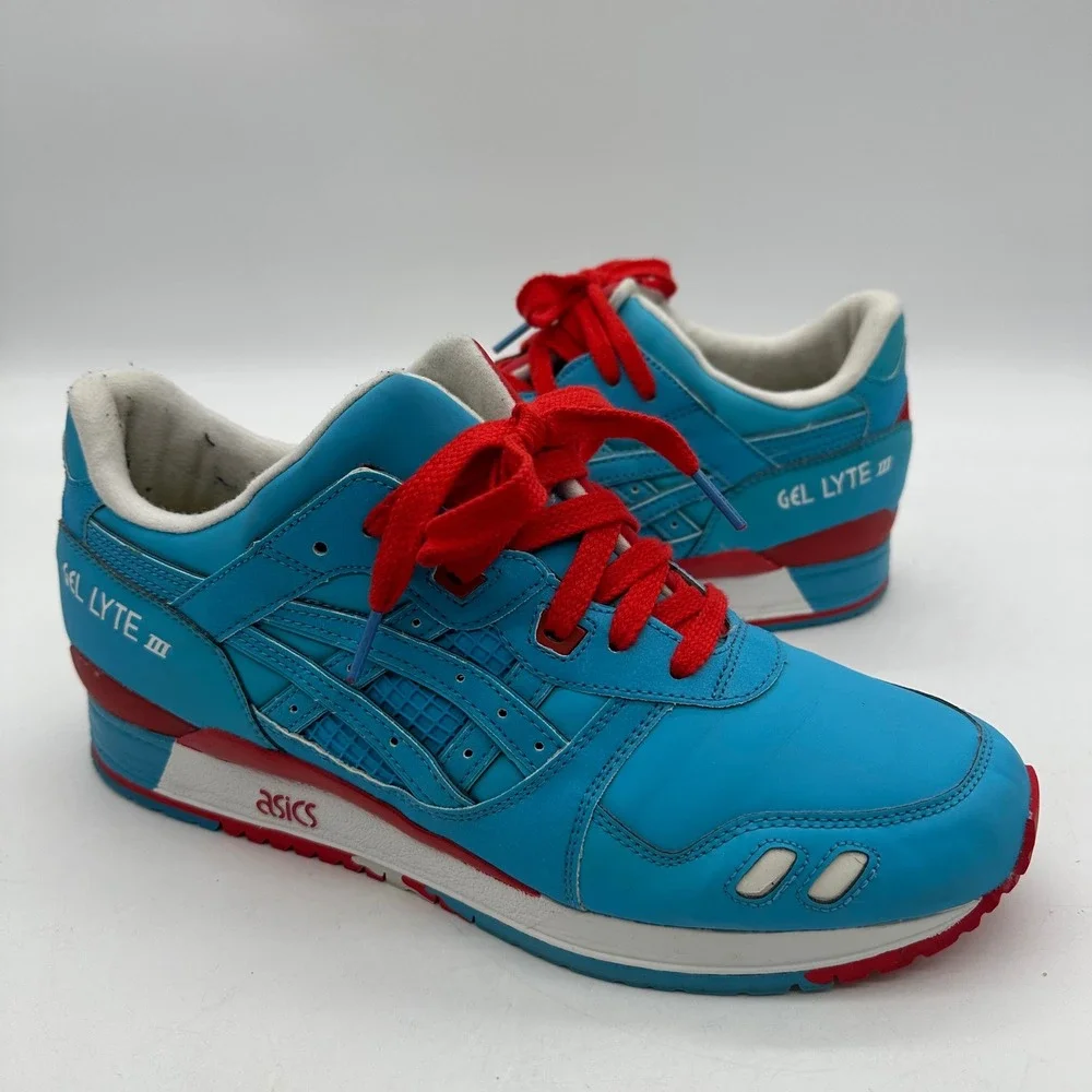 ASICS H20DJ Gel Lyte III Mens Size 11 BAIT‎ Blue Ring 2012 Captain America Shoes