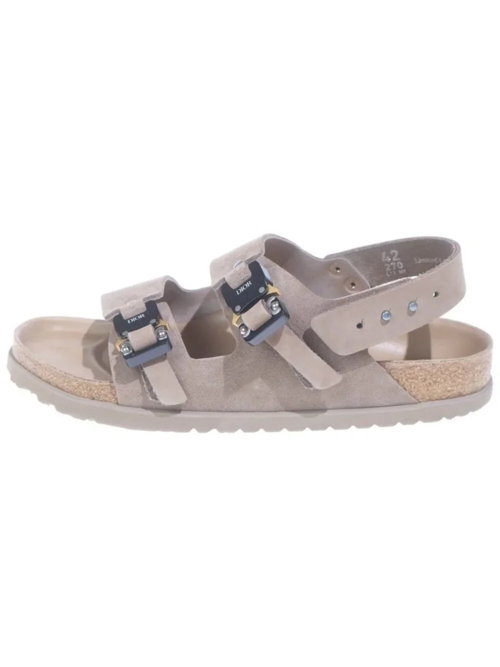 Dior Birkenstock Milano Sandal Brown