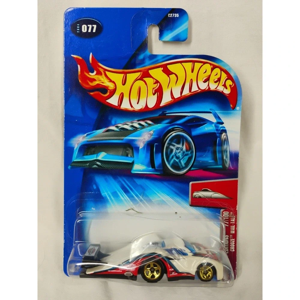 2004 Hot Wheels #077 First Editions 77/100 Crooze Wail‎ Tale Car