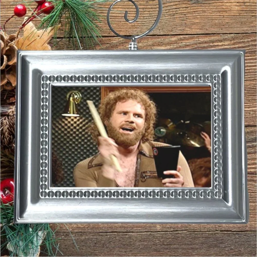 SNL More Cowbell Will Ferrell Saturday Night Live Christmas Tree Ornament‎
