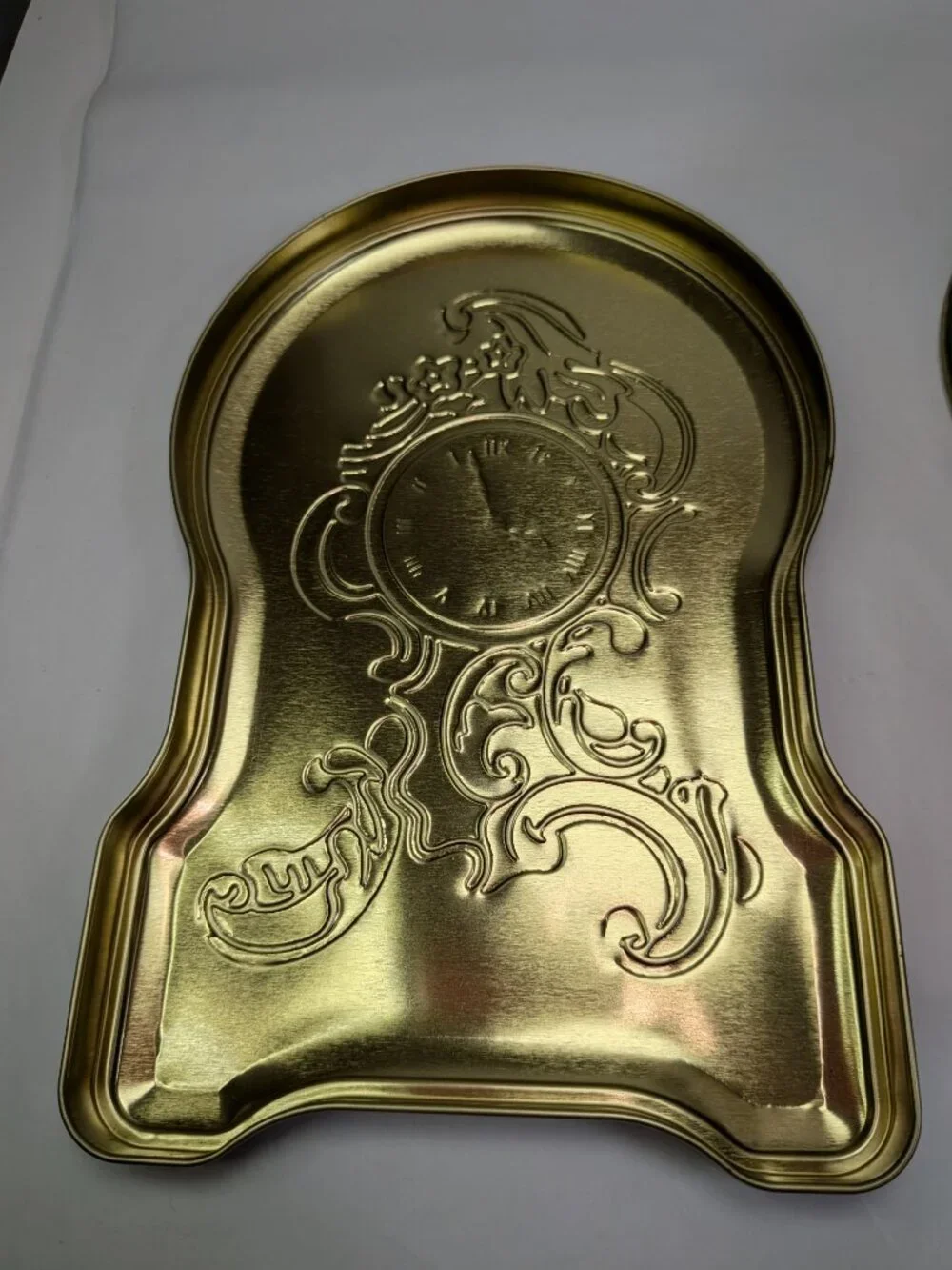 Vintage After Eight Chocolate Metal Tin Grandfather Clock Collectible Storage