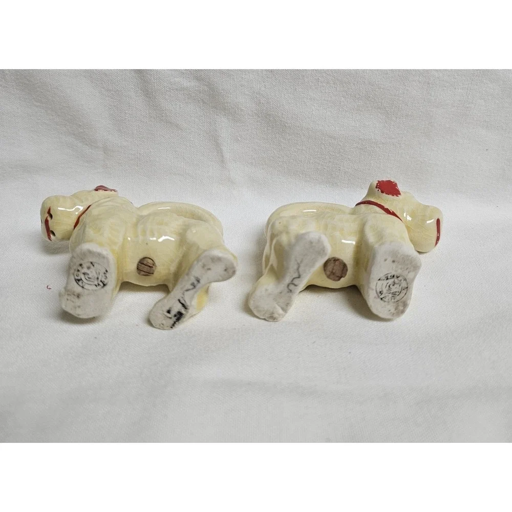 Vintage Scotty Terrier Dog Salt And Pepper Shakers Japan