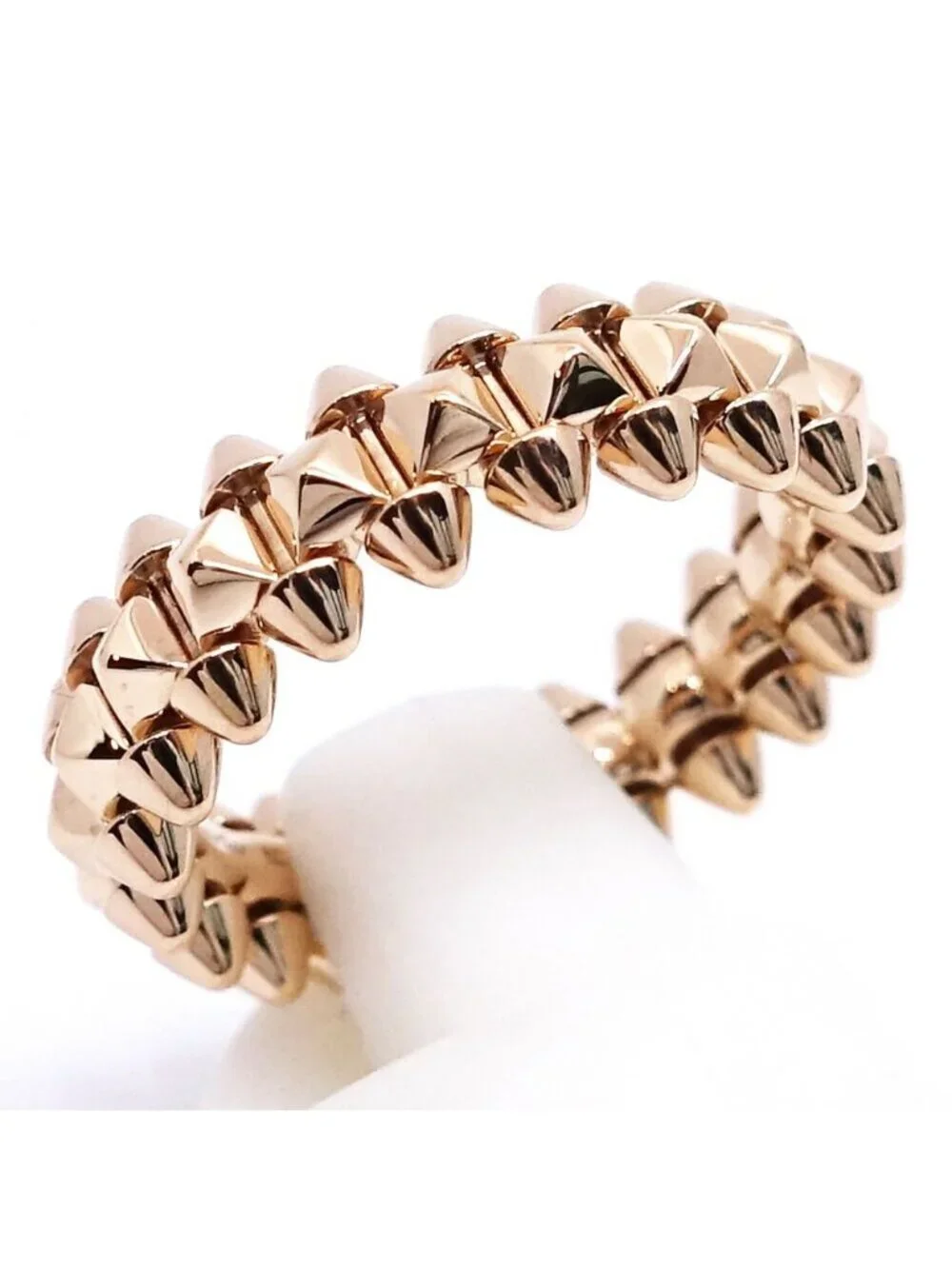 Cartier 18k Pink Gold Crush de Ring SM