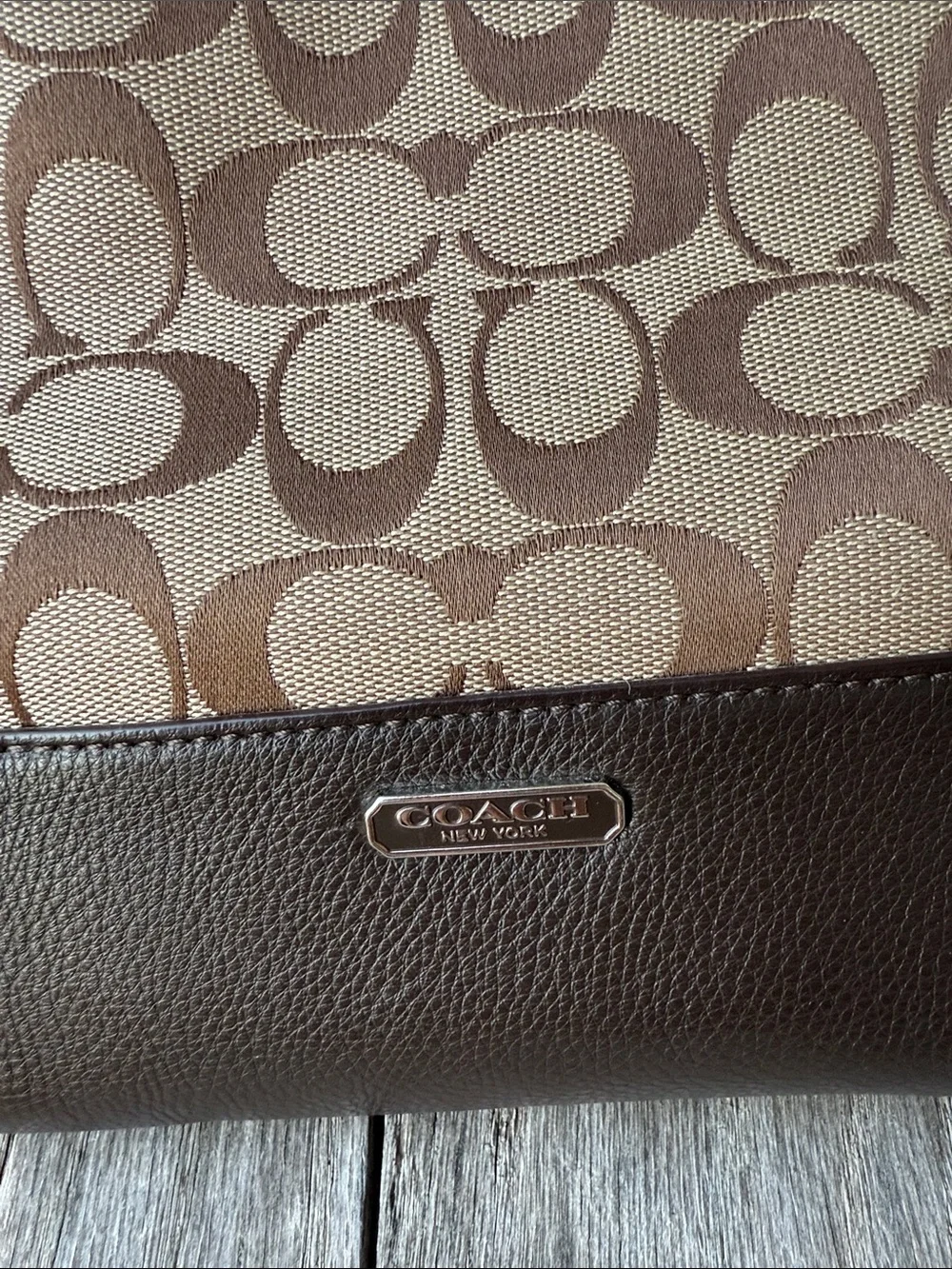 Coach tote cream