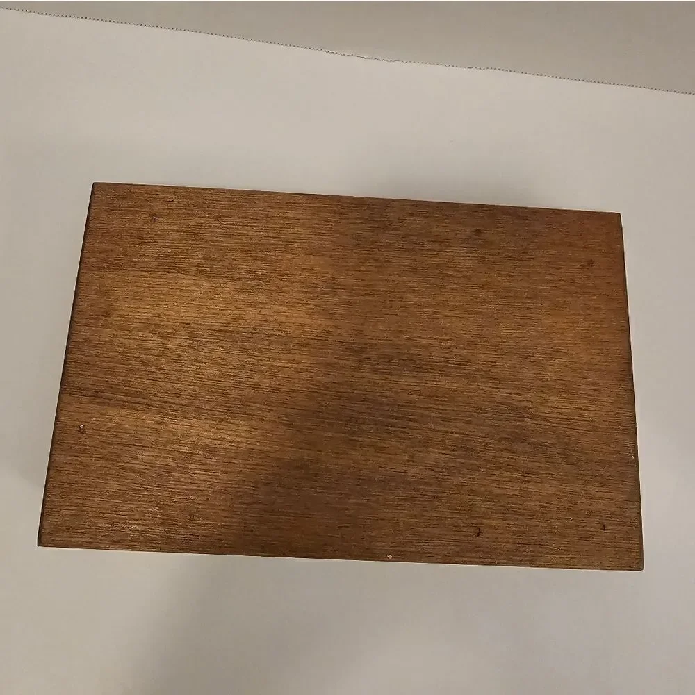 Handmade wooden rings and things jewelry box