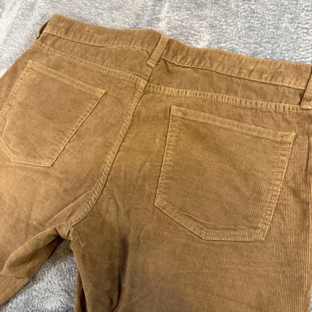J Crew 484 Slim Fit Corduroy Pants Mens 34x34‎ Tan Brown 5-Pocket Trousers
