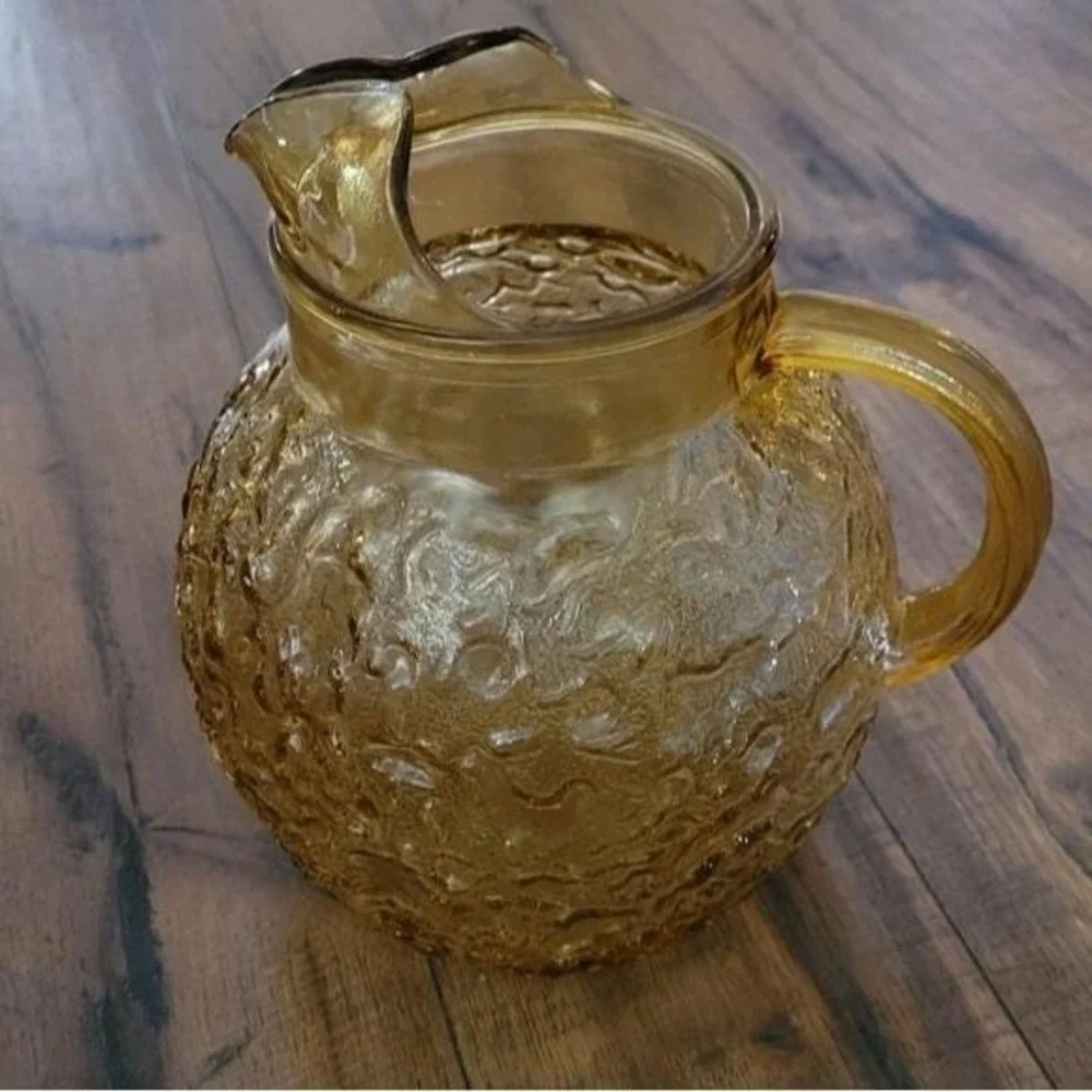 Anchor Hocking amber glass