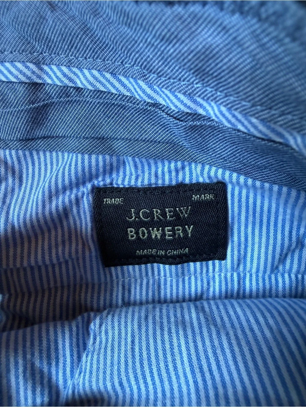J.Crew Bowery Navy Blue Chino Shorts