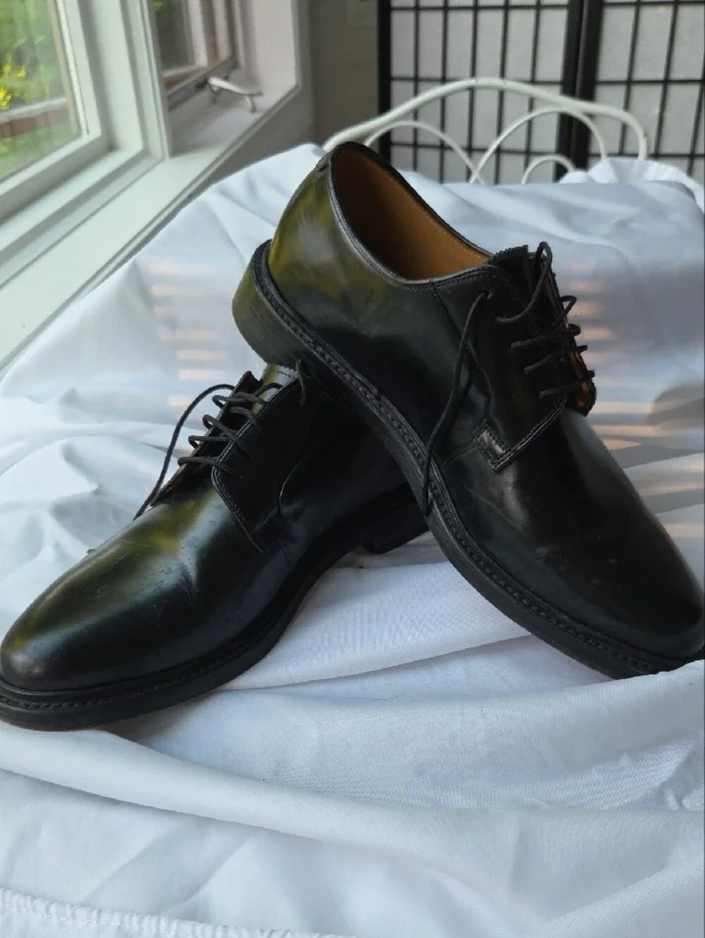 Florsheim polished black