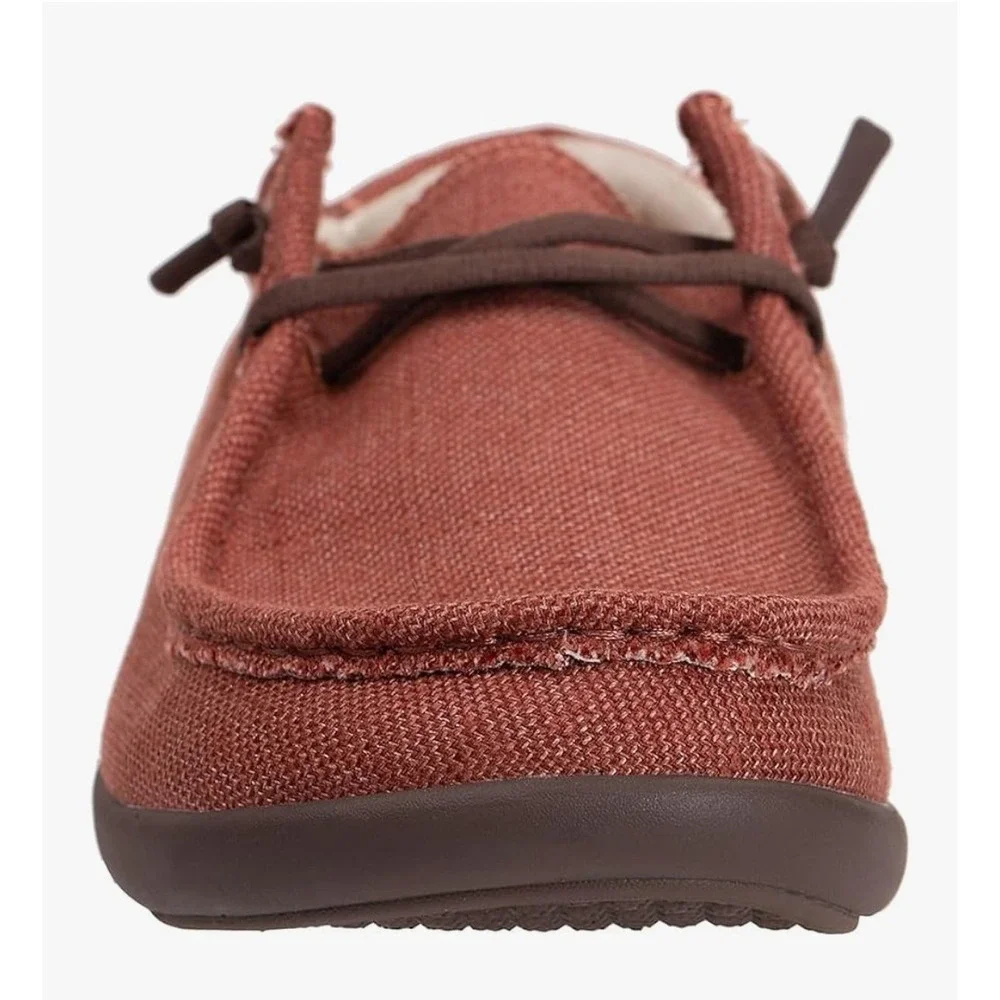 Spenco Carefree Denim‎ Brick Wedge Heel Pull On Casual Shoes Men 14D