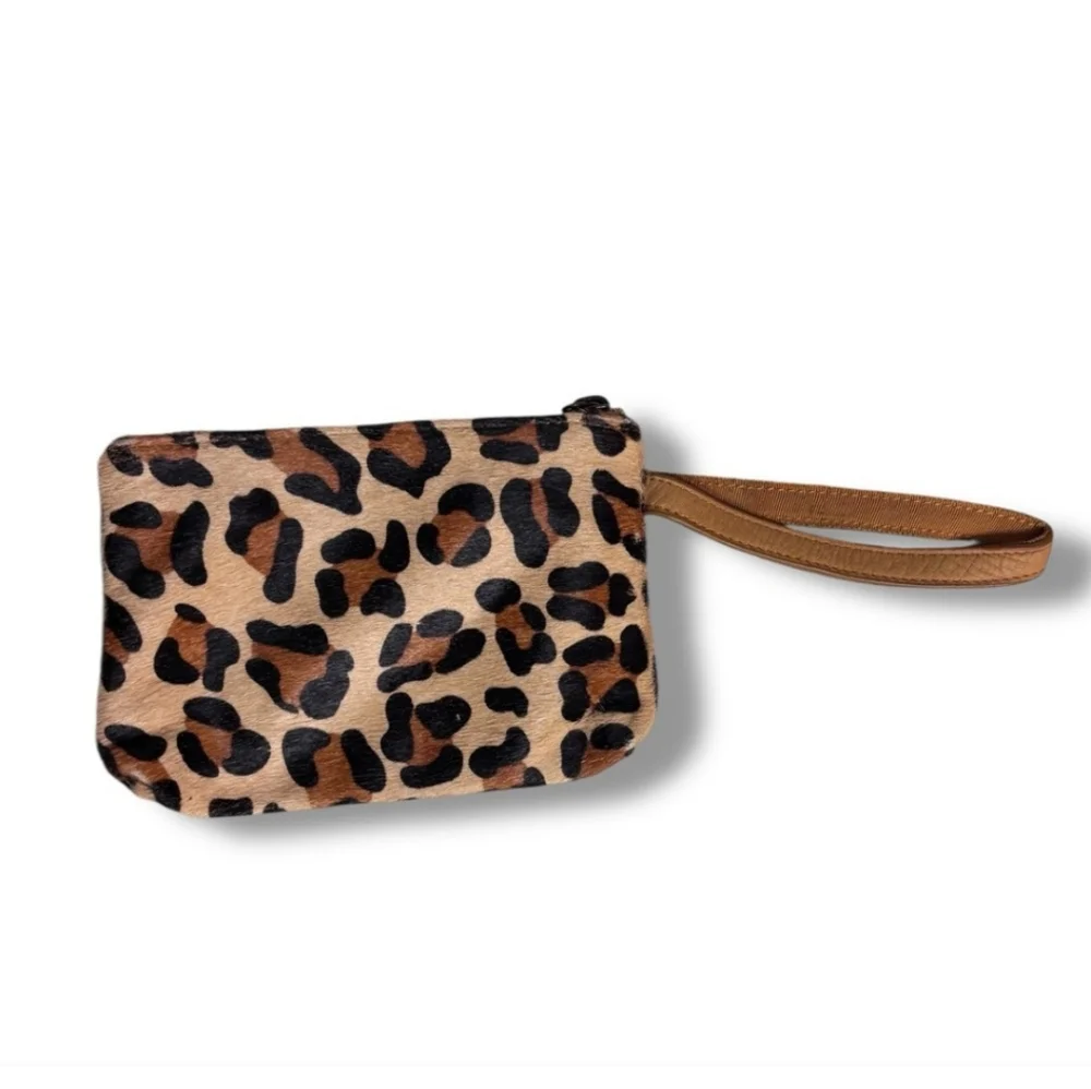 CREWCUTS Leopard Print Calf’s Hair WristletI’m NWT