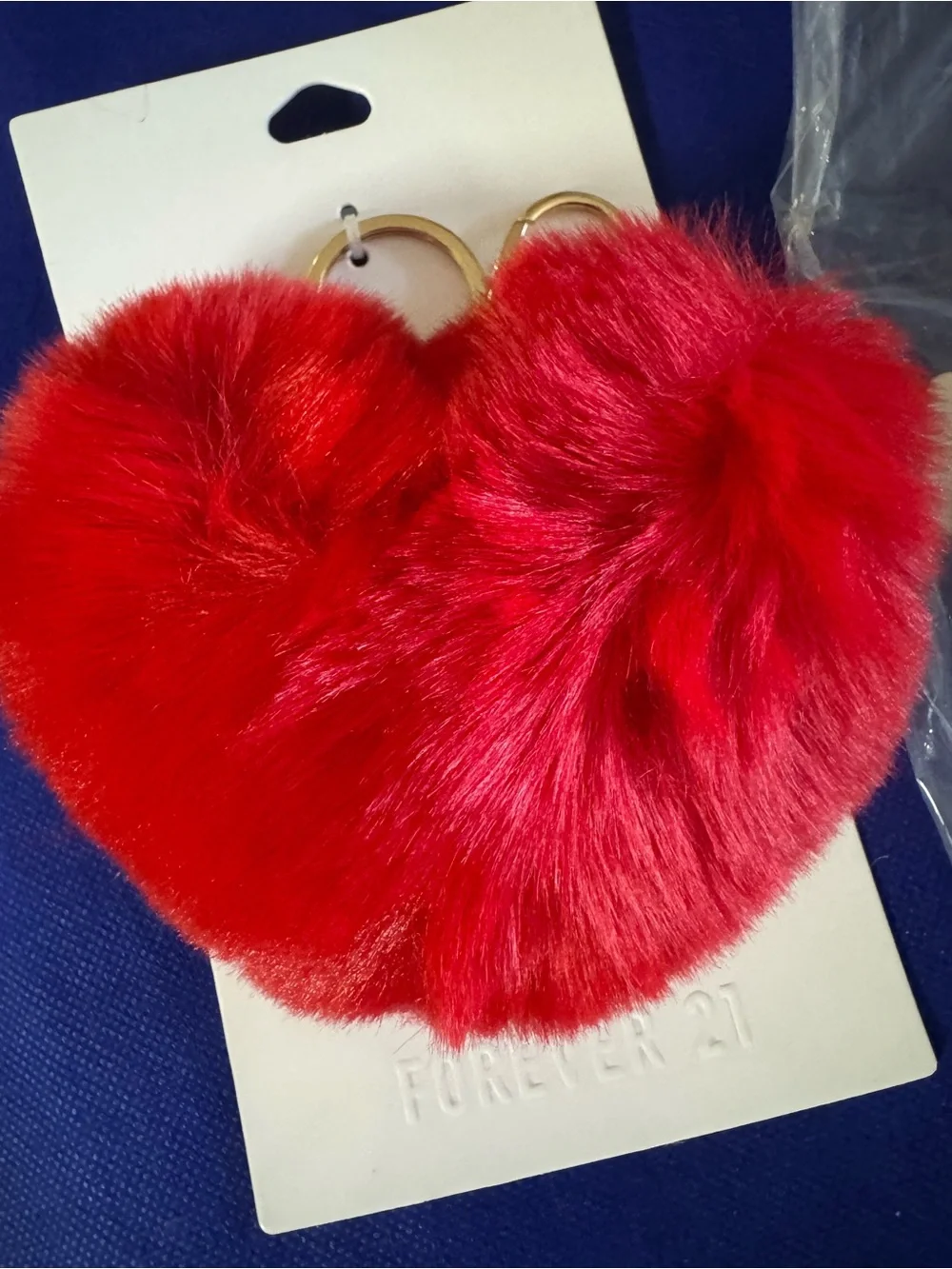 Forever 21 plush heart
