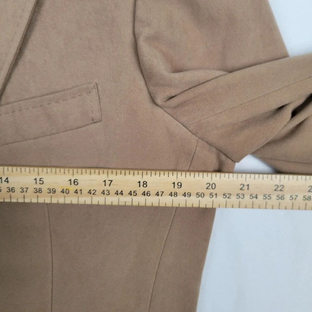 Mens Cricketeer Feinsons‎ Blazer Sport Coat 2 Button Tan Suede Like VTG 40R