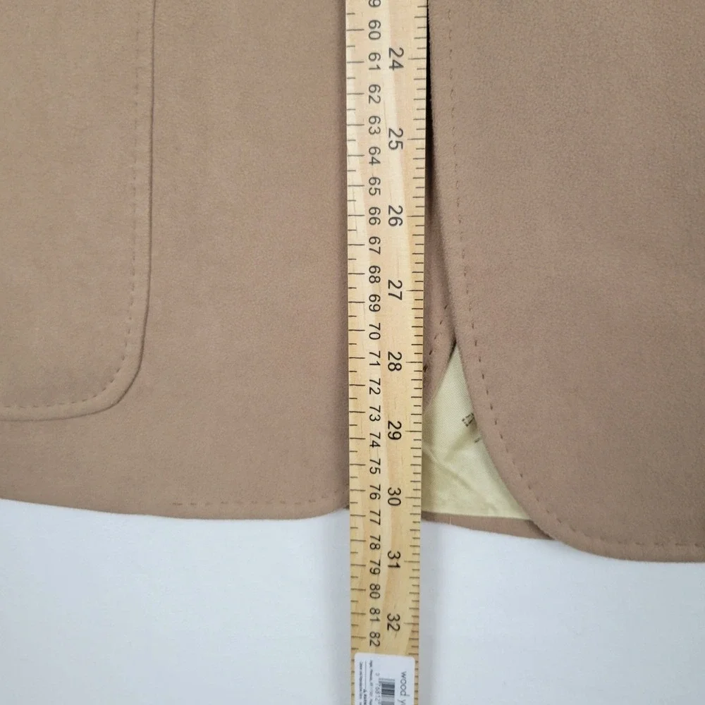 Mens Cricketeer Feinsons‎ Blazer Sport Coat 2 Button Tan Suede Like VTG 40R