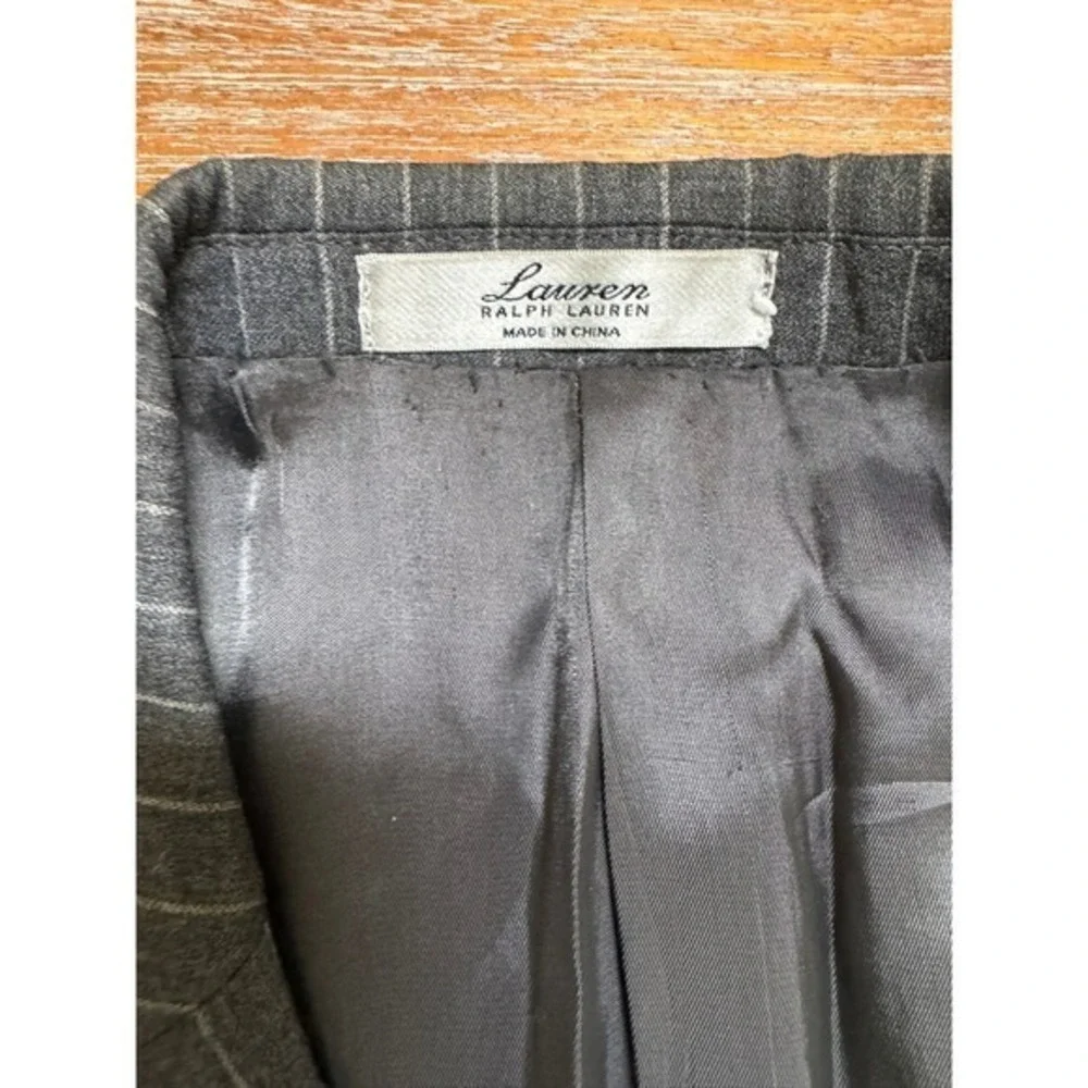 Lauren Ralph Lauren Wool Cashmere Pinstripe Blazer Sport Coat‎ Jacket 42R