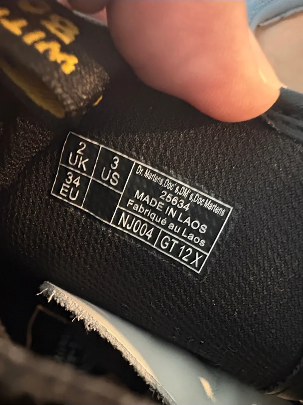 Youth Dr Martens Combat boot