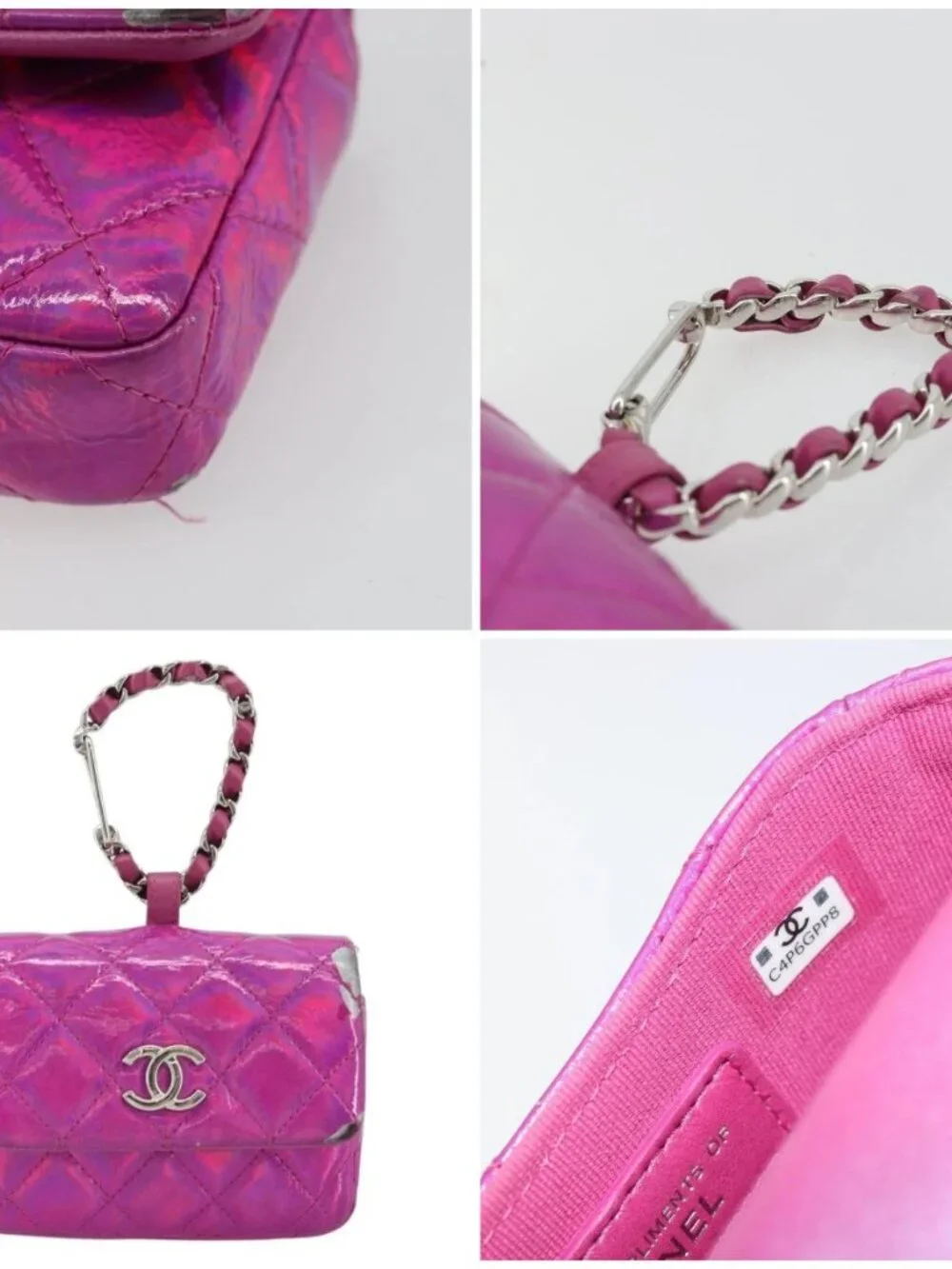 CHANEL brand	chanel color	pink