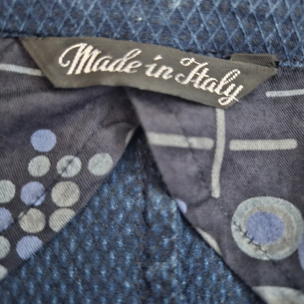 JERRY KEY Blazer Men's 40 EU‎ 50 Blue Cotton GIACCA Jacket UNSTRUCTURED