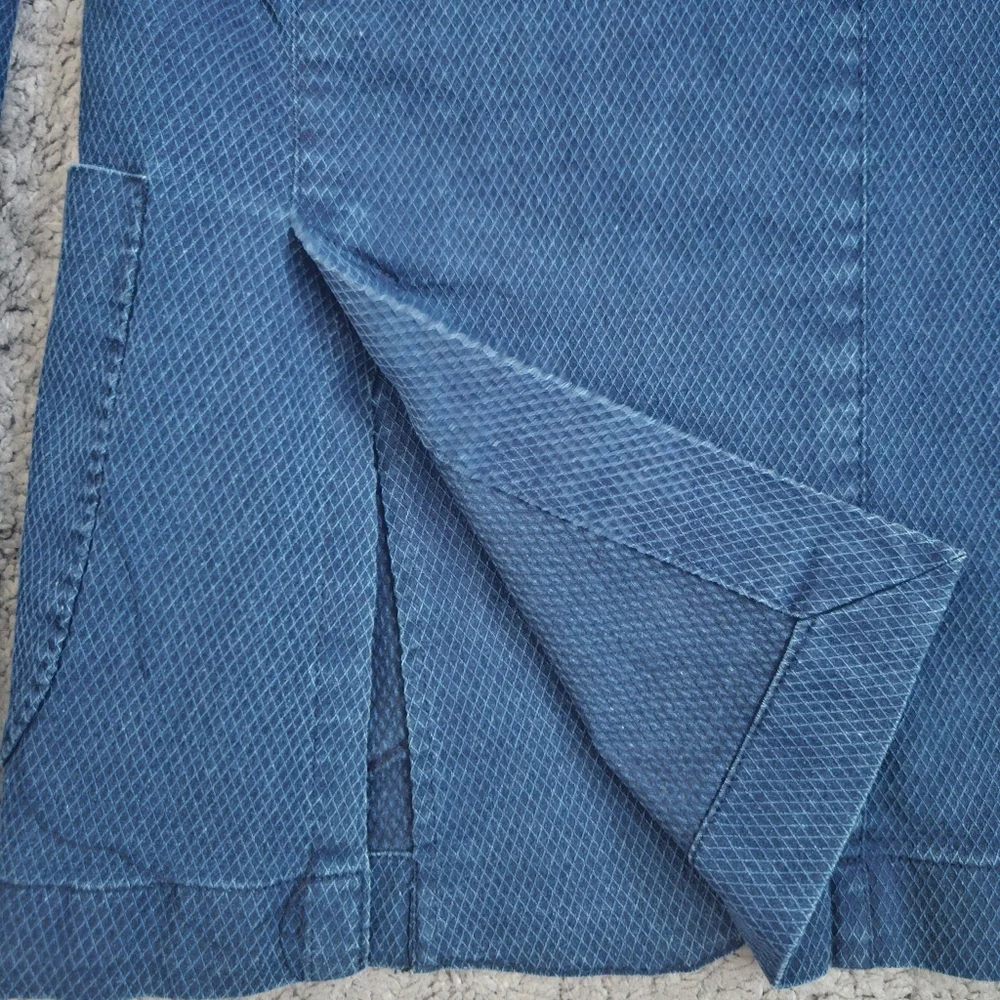 JERRY KEY Blazer Men's 40 EU‎ 50 Blue Cotton GIACCA Jacket UNSTRUCTURED