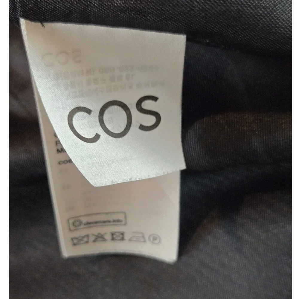 COS Blazer Mens 40 Black Lyocell 1 Button Minimalist Quiet‎ Luxury Contemporary
