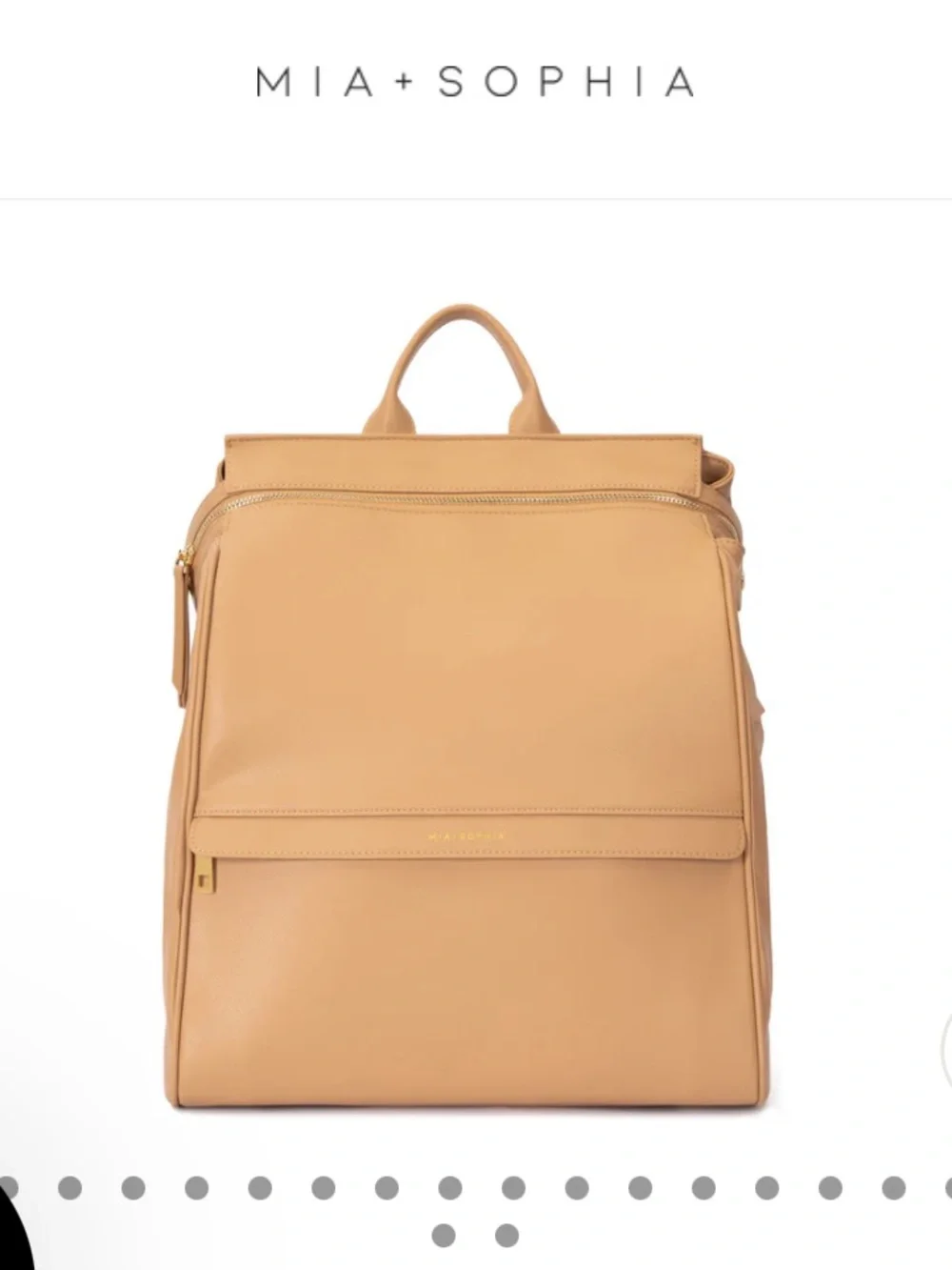 Mia + Sophia The Sophia Diaper Bag in brown