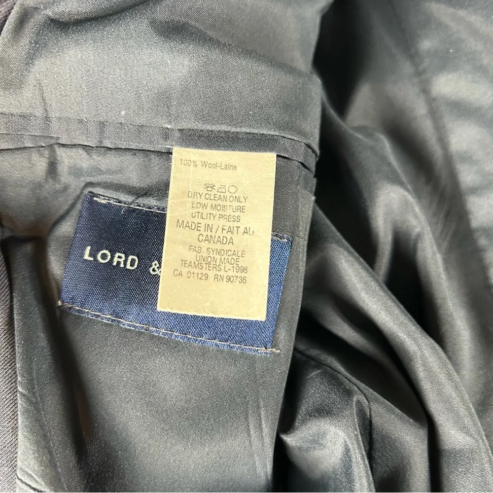 Lauren‎ Ralph Lauren Blazer Sport Coat Men 43R Navy Blue Gold Buttons 100% Wool