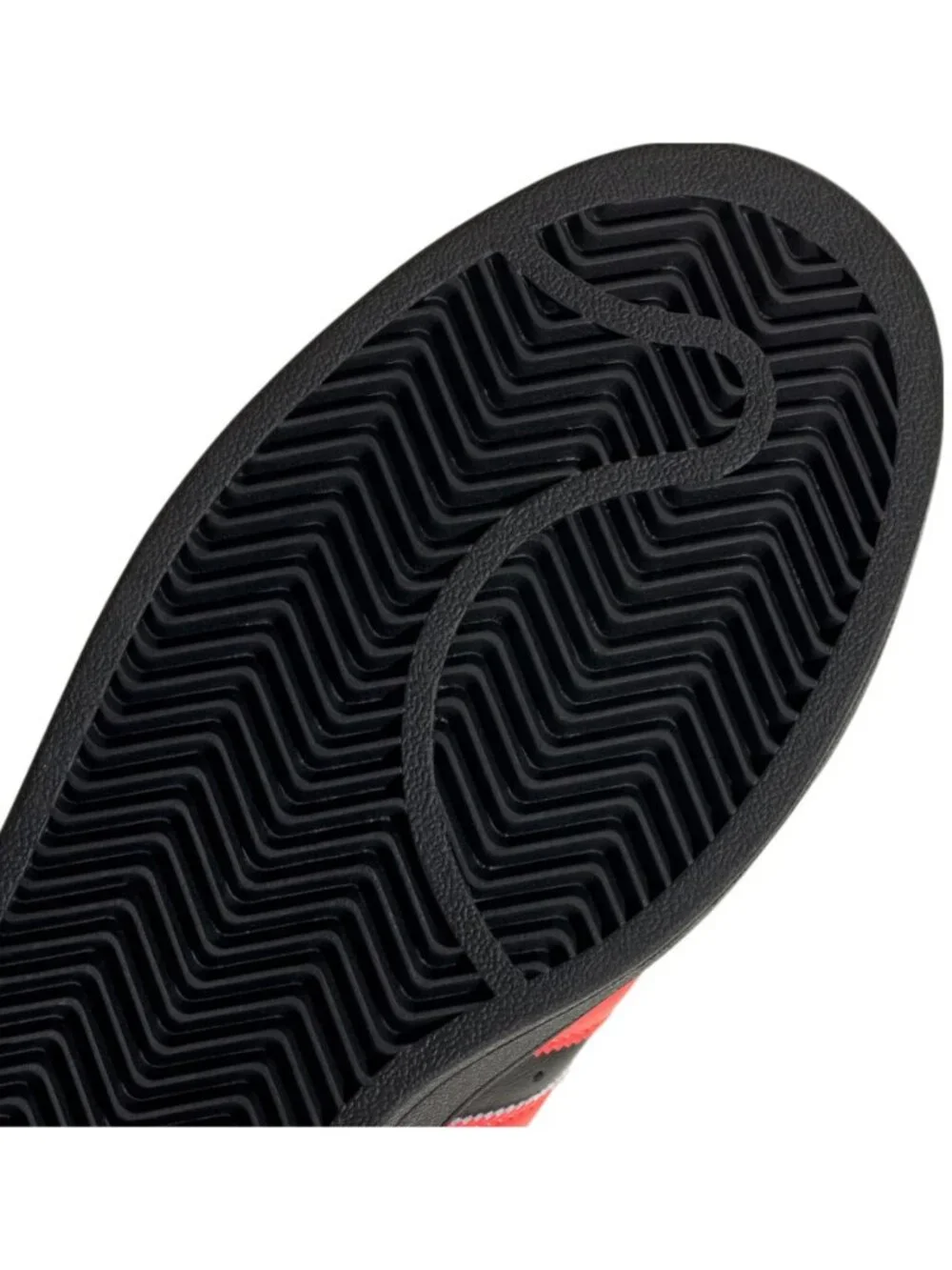 adidas Originals Superstar II Unisex Casual Shoes Black Lucid Red JQ3176 NEW