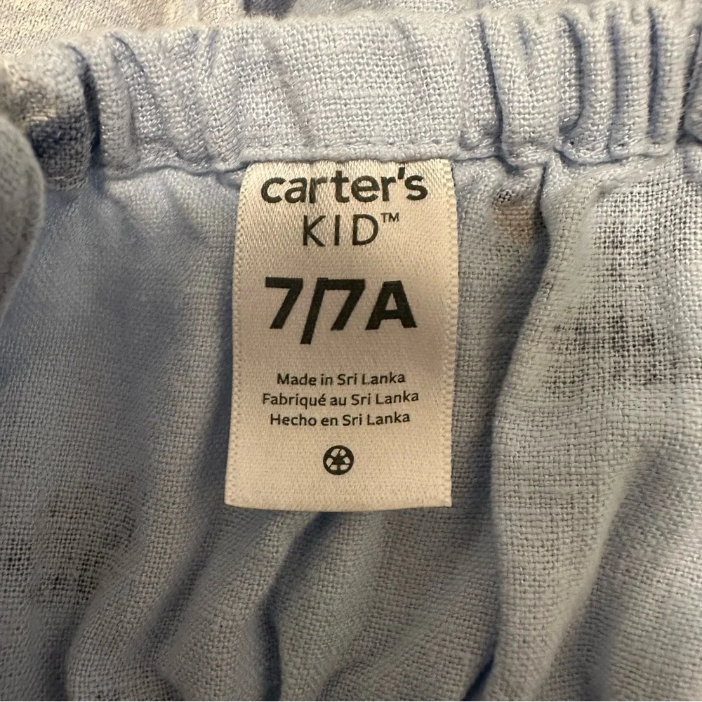 Carters #linendress vguc #linensummerdress