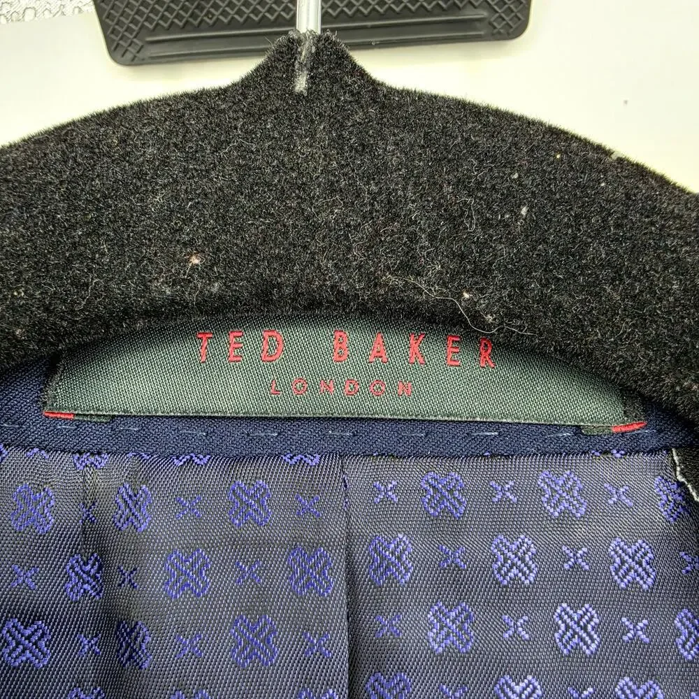 NWT Ted Baker London High Blue Jake CT No Ordinary Joe Wool Twill Blazer Sz 40R