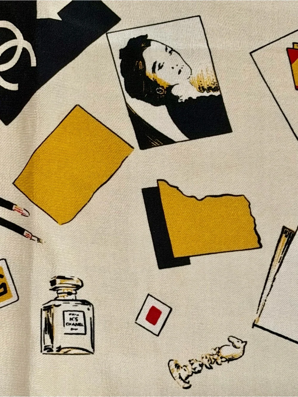 CHANEL elegant silk