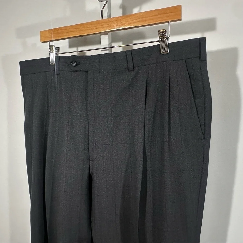 Burberry windowpane wool