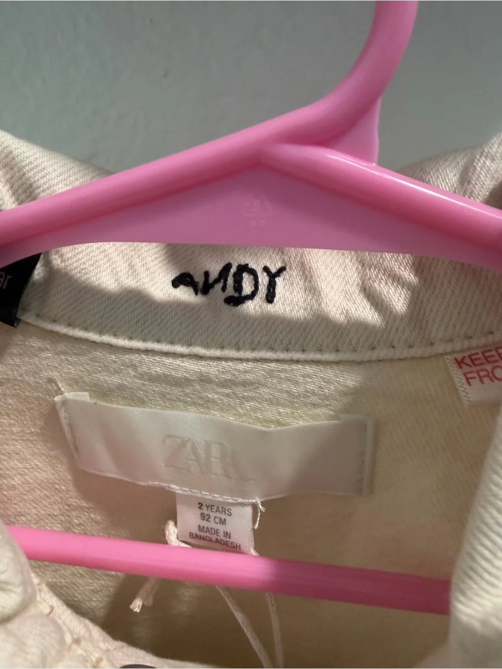 Zara jacket toy story