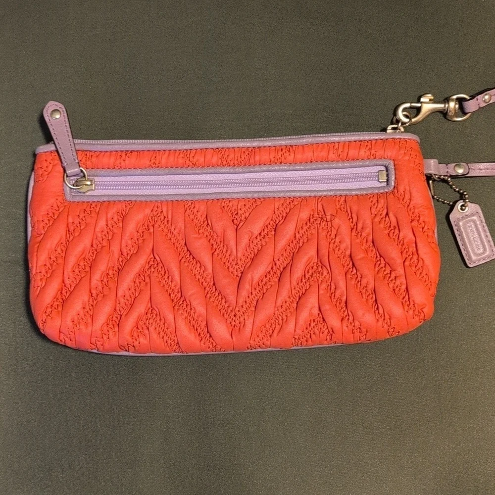 Coach unique wristlet