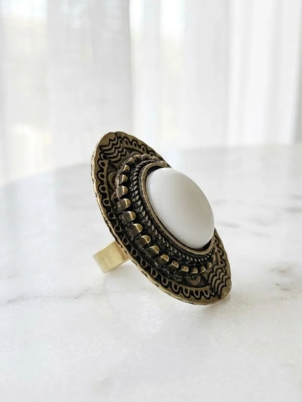Ladies Aztec Ring 4 Piece Set