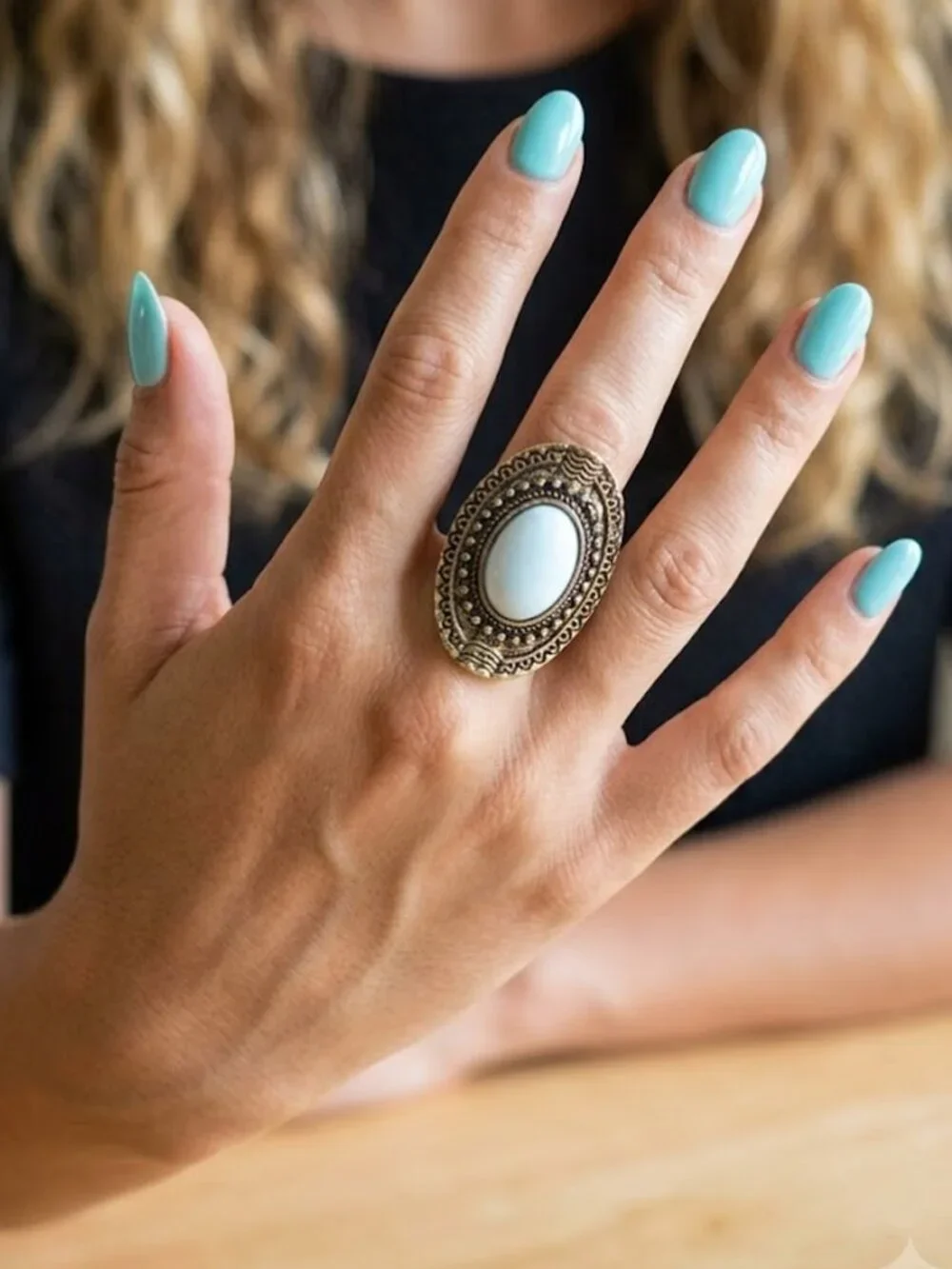 Ladies Aztec Ring 4 Piece Set
