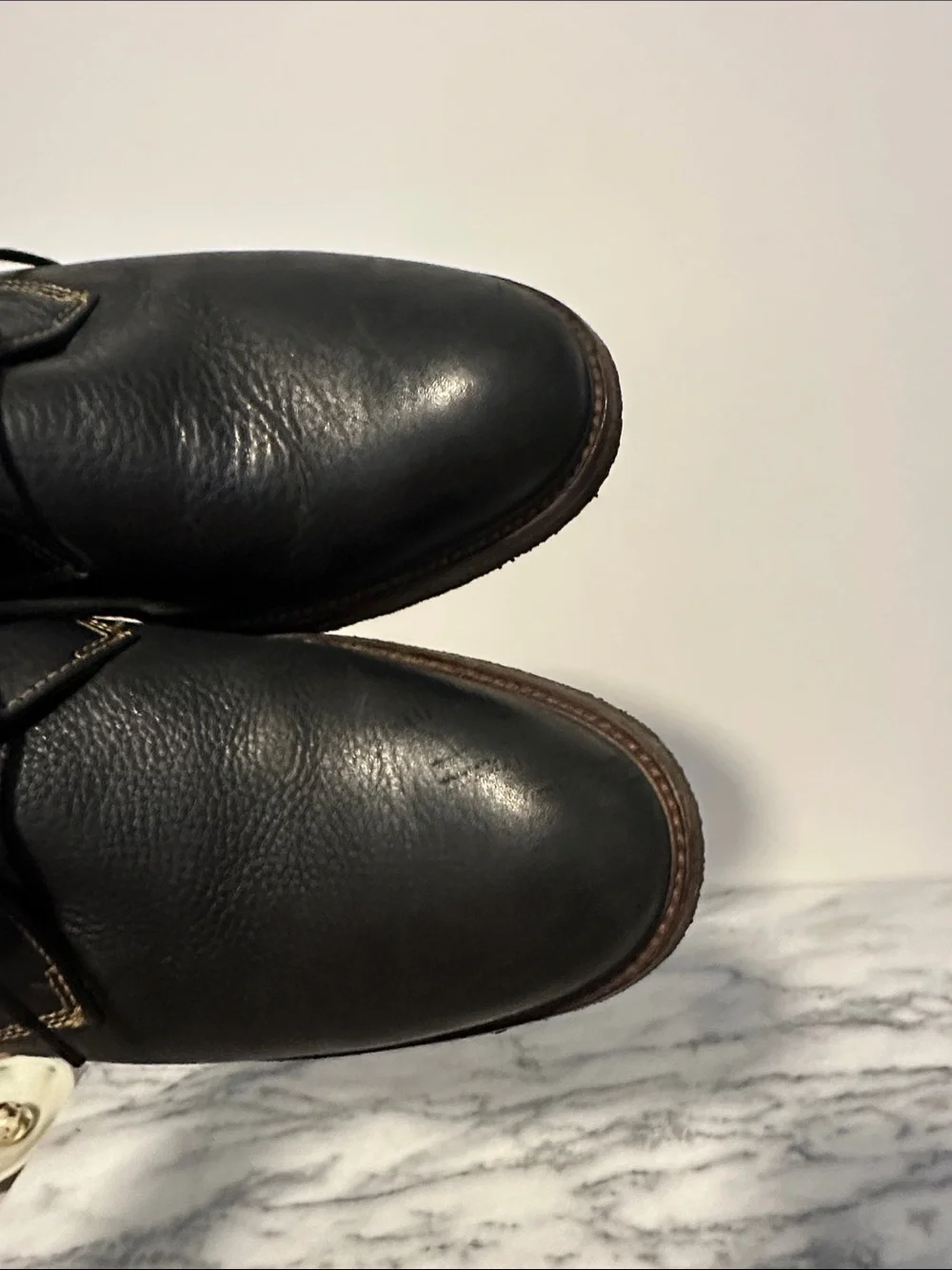 Johnston and Murphy men’s Copeland Men's Black Leather Chukka Boot 9.5M