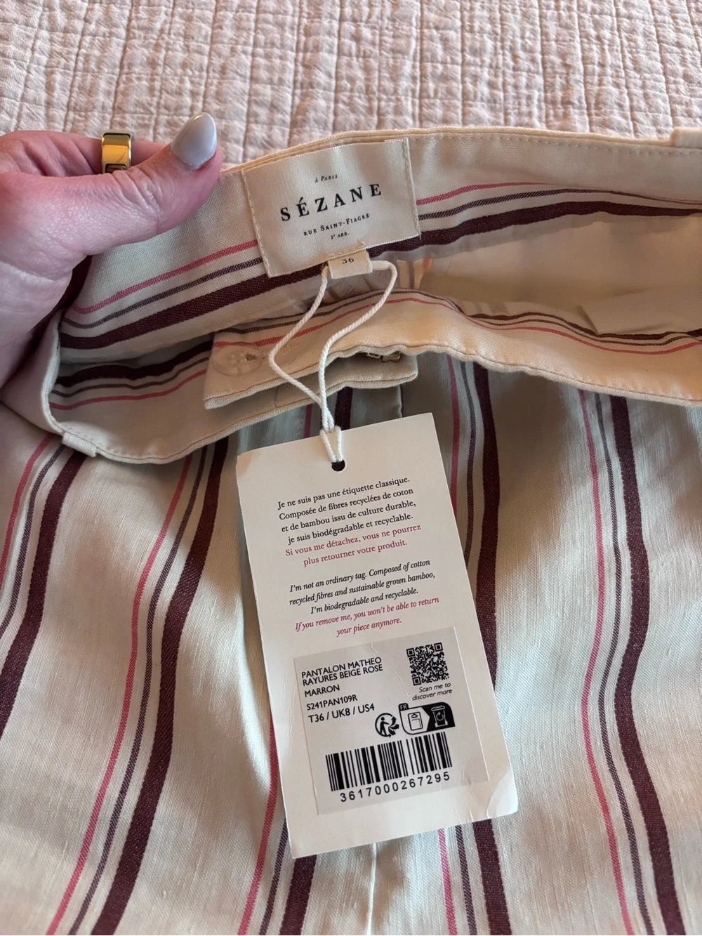 Sezane sold belt pockets