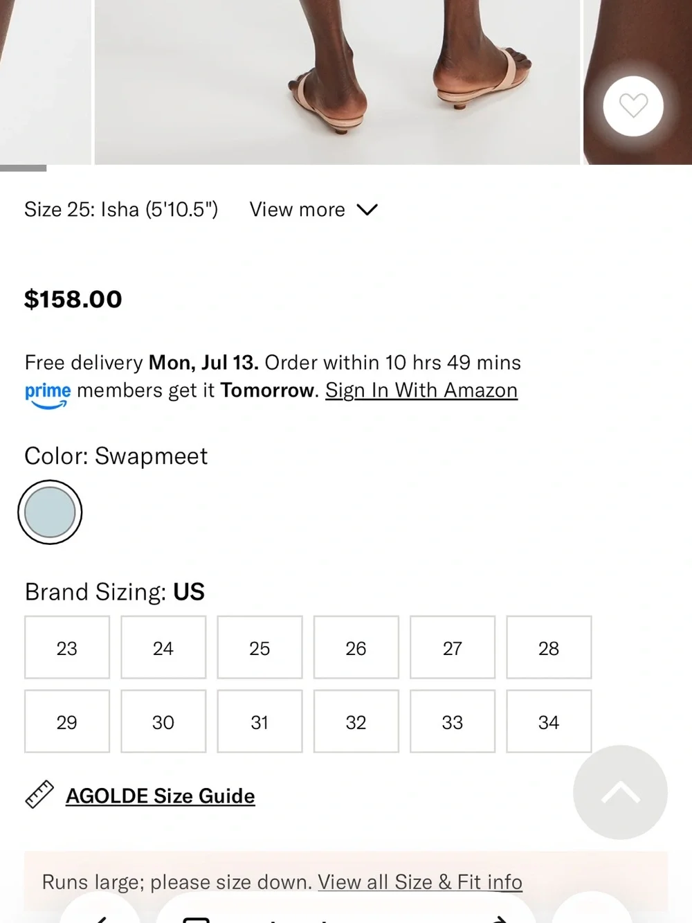 Agolde size 31