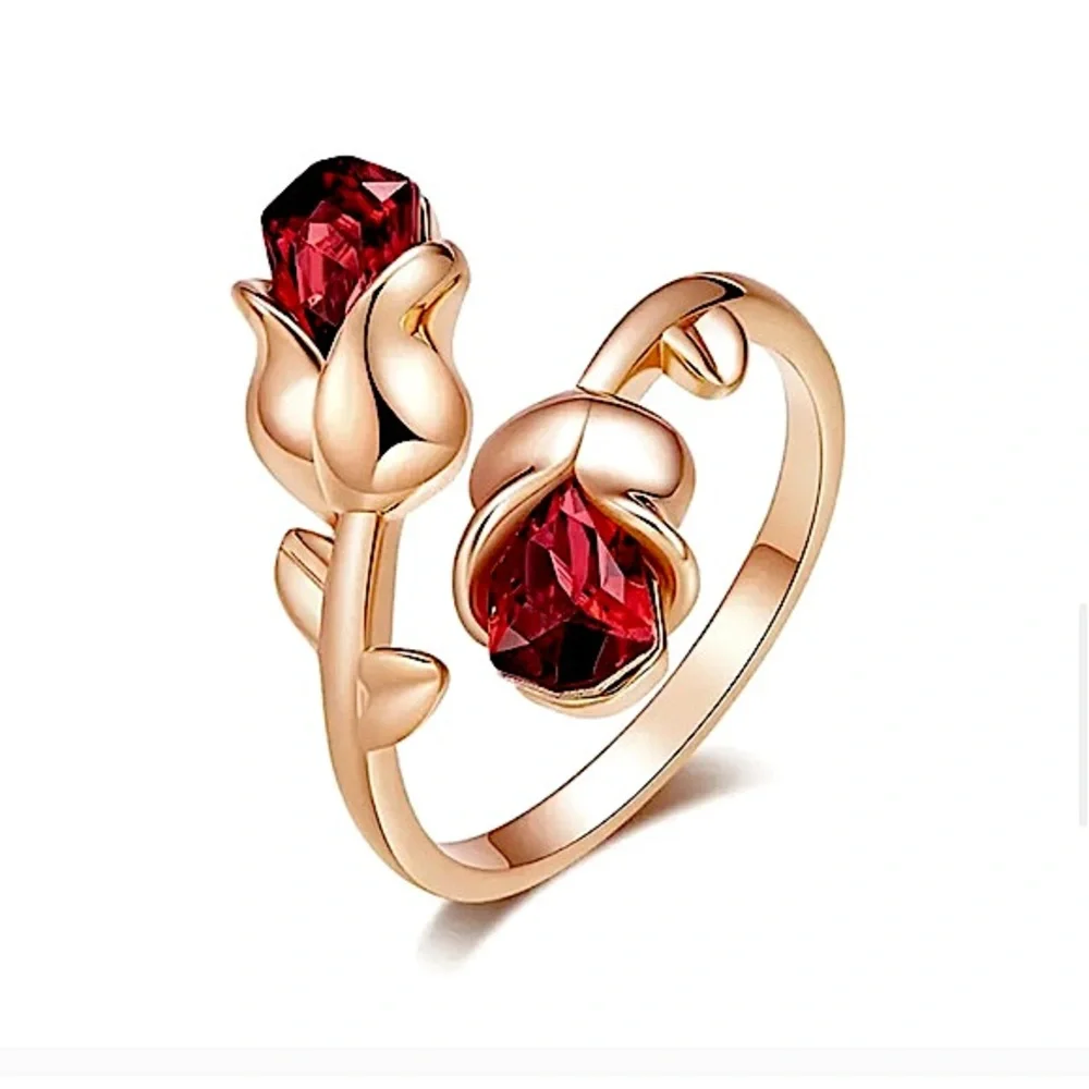 Adjustable Rose Ring