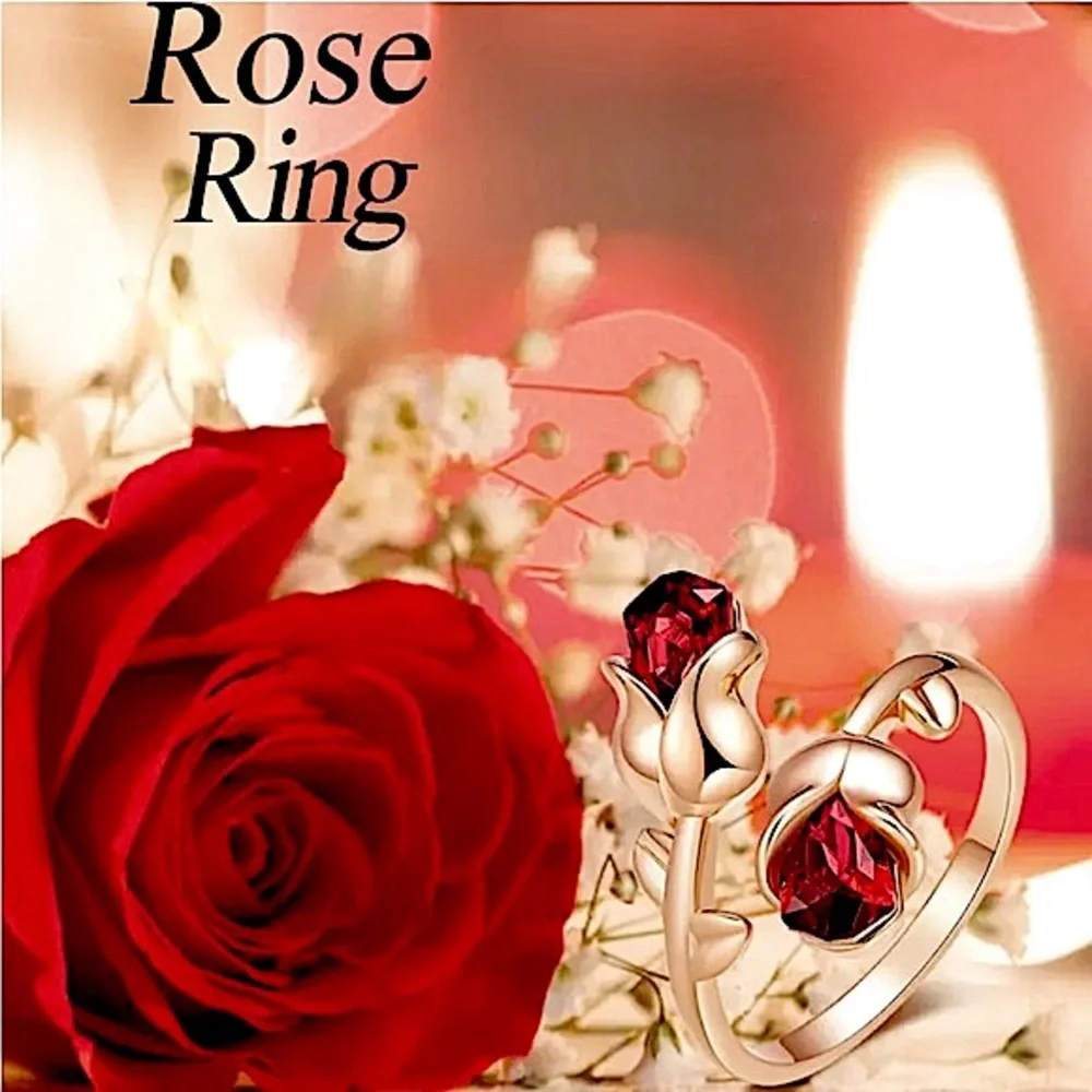 Adjustable Rose Ring