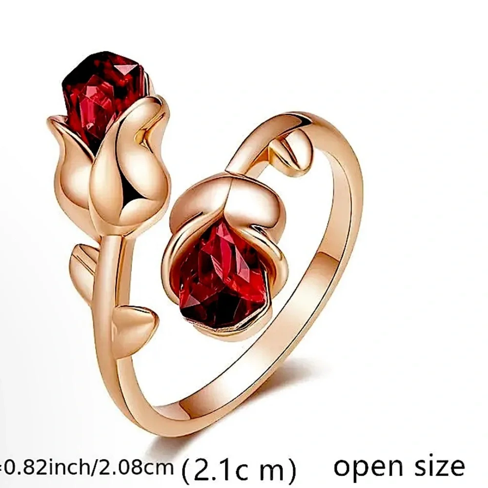 Adjustable Rose Ring