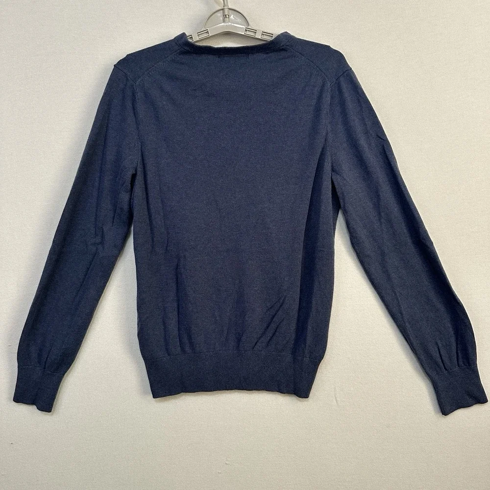 Banana Republic Luxury Blend‎ Men's Medium Silk Blend Blue Sweater V-Neck